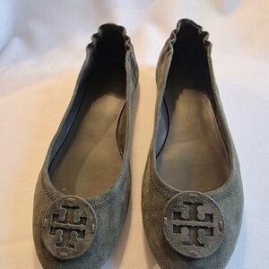 Tory Burch suede ballets